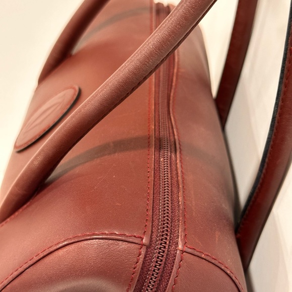 ---SOLD---Vintage Cartier Handbag. Burgandy. Leather - Picture 15 of 15